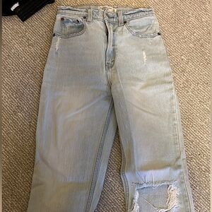 Abercrombie & Fitch Light Blue Ultra High Rise Jeans